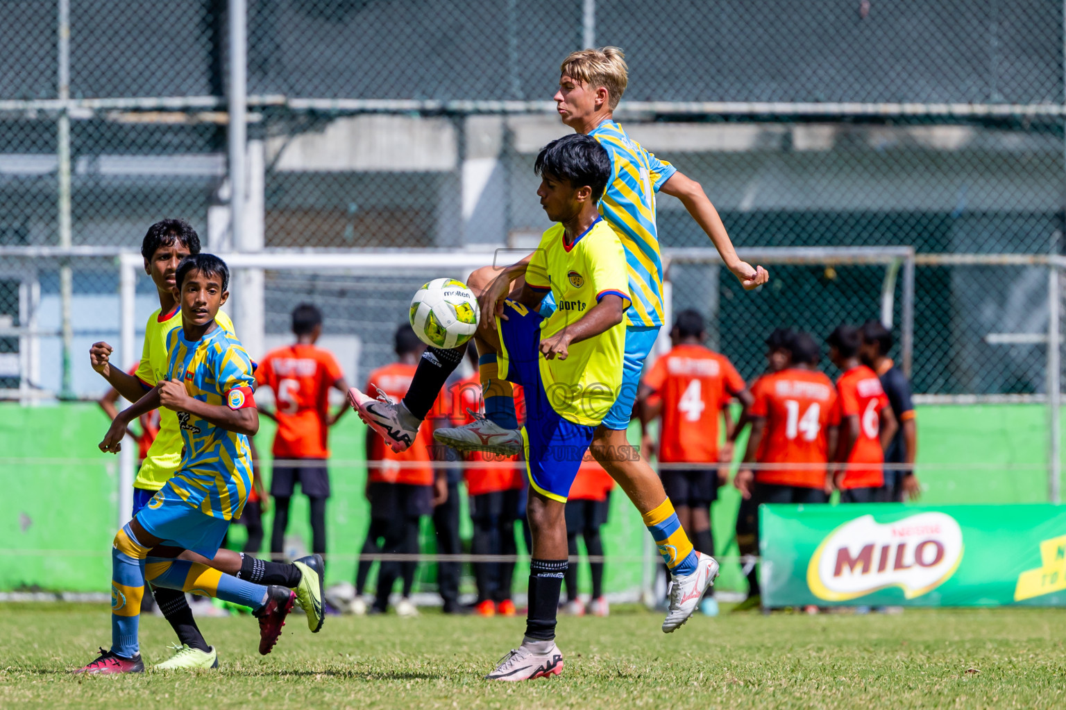 Day 1 of MILO Academy Championship 2024 held in Henveyru Stadium, Male', Maldives on Thursday, 31st October 2024. Photos by Nausham Waheed / Images.mv