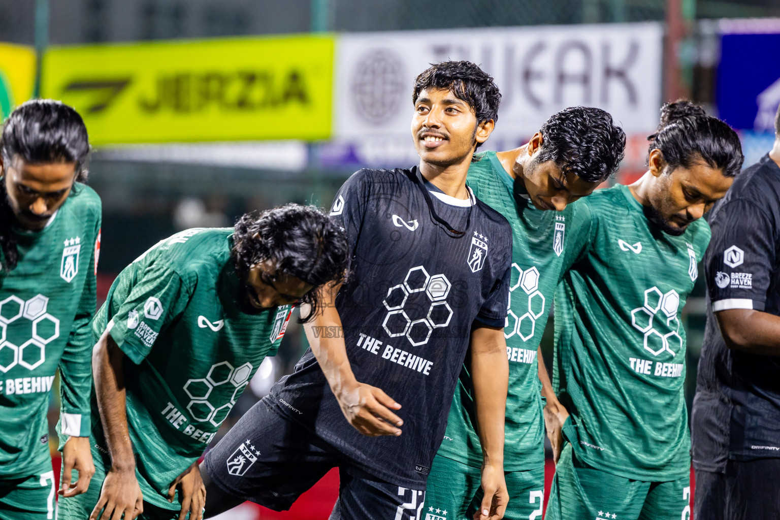 Th Thimarafushi vs Th Dhiyamigili in Day 10 of Golden Futsal Challenge 2025 was held on Tuesday, 14th January 2025, in Hulhumale', Maldives Photos: Nausham Waheed / images.mv