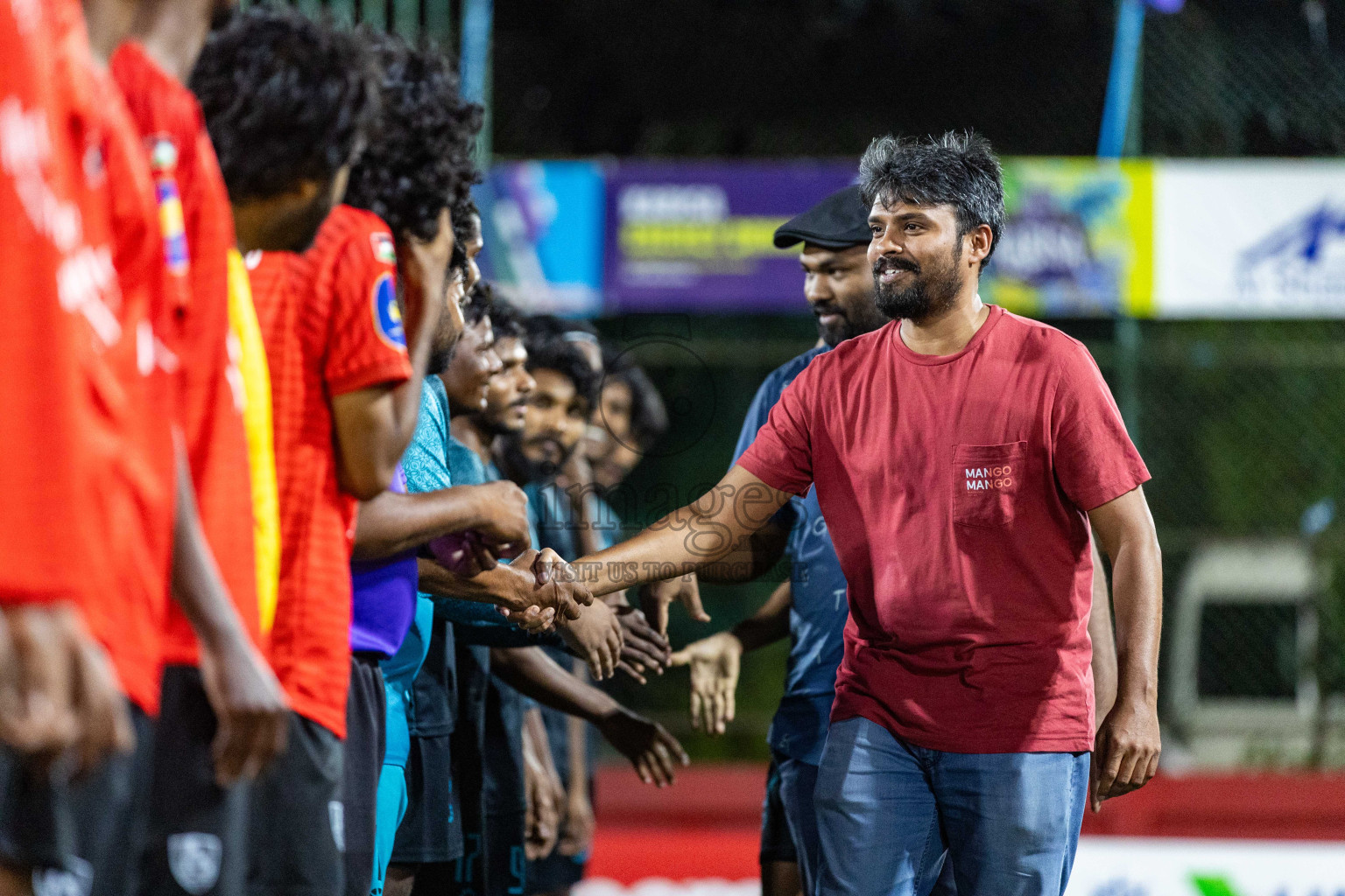 Sh Kanditheemu vs Sh Feydhoo in Day 21 of Golden Futsal Challenge 2024 was held on Sunday , 4th February 2024 in Hulhumale', Maldives Photos: Nausham Waheed / images.mv