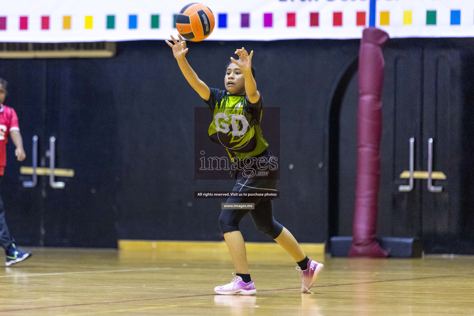 Day6 of 24th Interschool Netball Tournament 2023 was held in Social Center, Male', Maldives on 1st November 2023. Photos: Nausham Waheed / images.mv