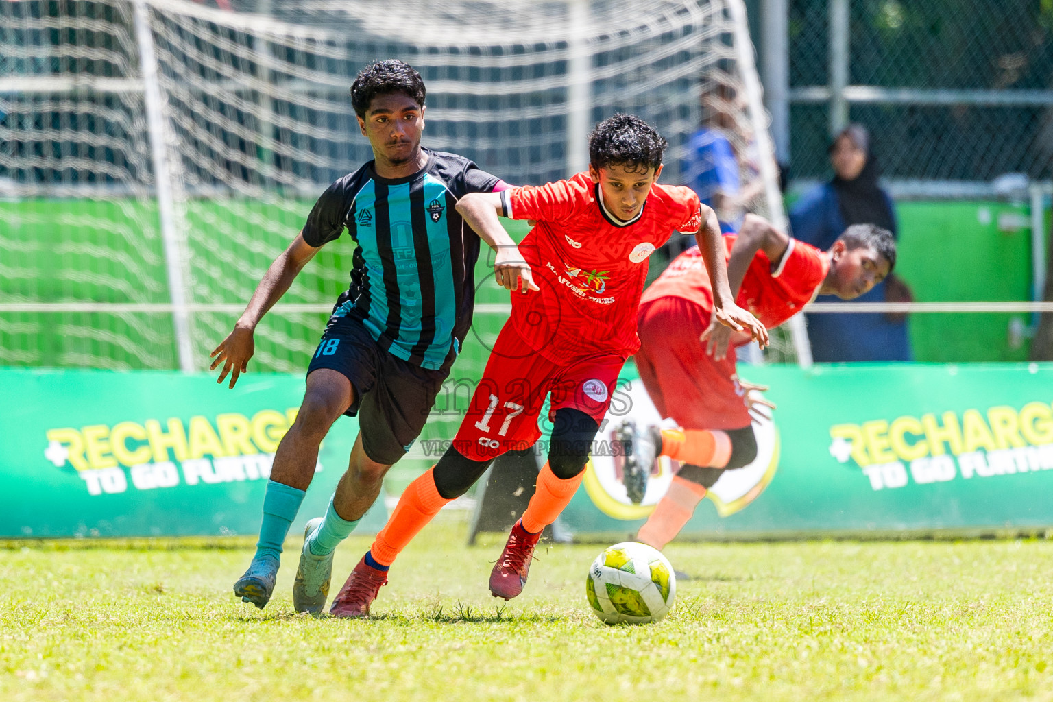 Day 5 of MILO Academy Championship 2025 (U14) was held on Monday, 3rd November 2025 at Henveiru Football Grounds, Male', Maldives . 

Photos: Mohamed Mahfooz Moosa / images.mv