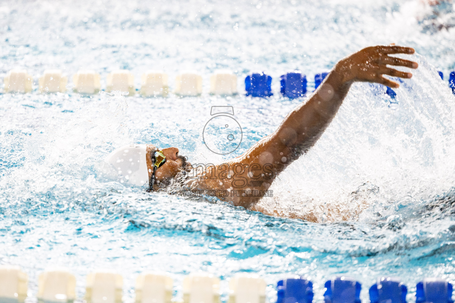 Day 5 of National Swimming Competition 2024 held in Hulhumale', Maldives on Tuesday, 17th December 2024. 
Photos: Hassan Simah / images.mv