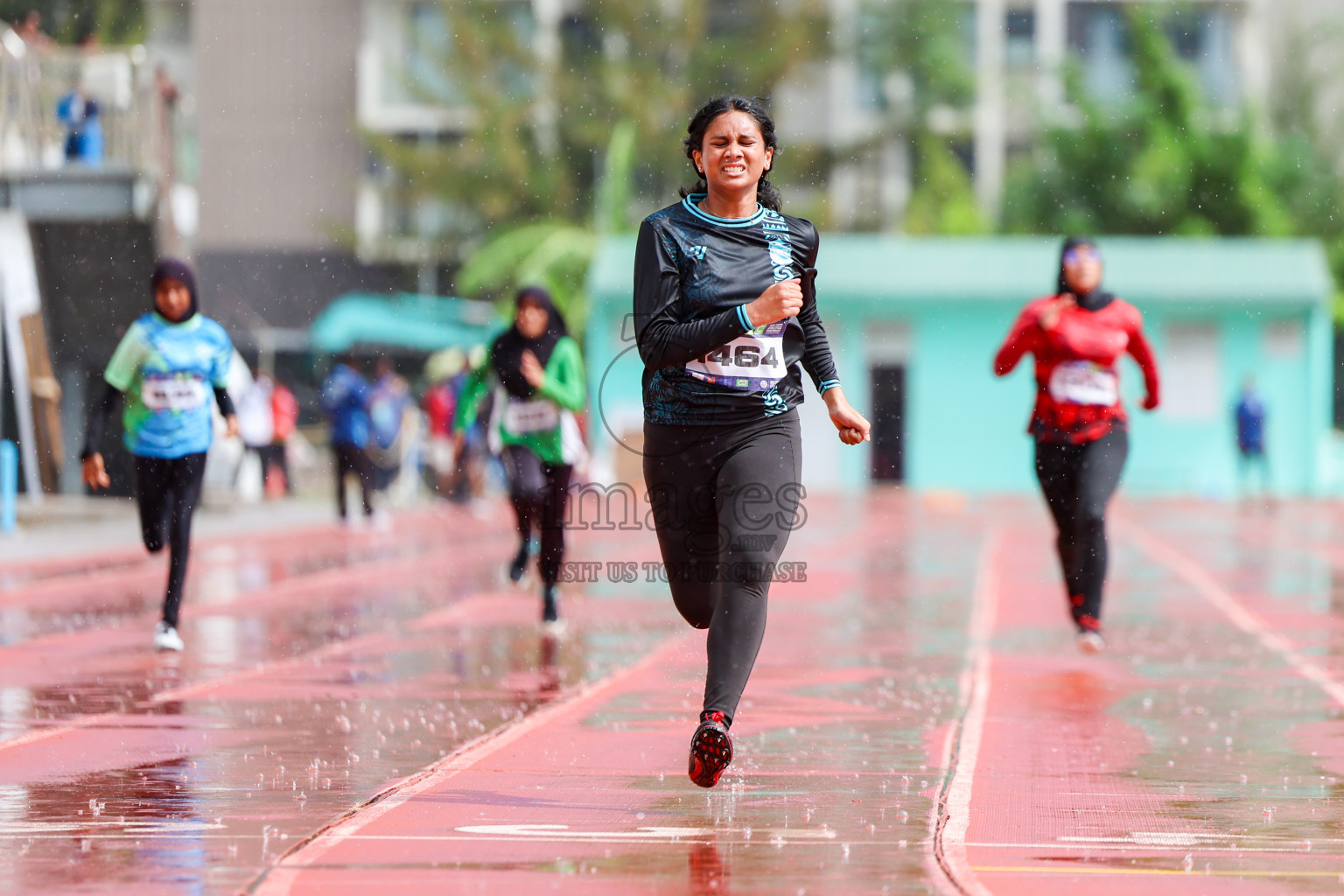 Day 1 of MWSC Interschool Athletics Championships 2024 held in Hulhumale Running Track, Hulhumale, Maldives on Saturday, 9th November 2024. 
Photos by: Ismail Thoriq, Hassan Simah / Images.mv