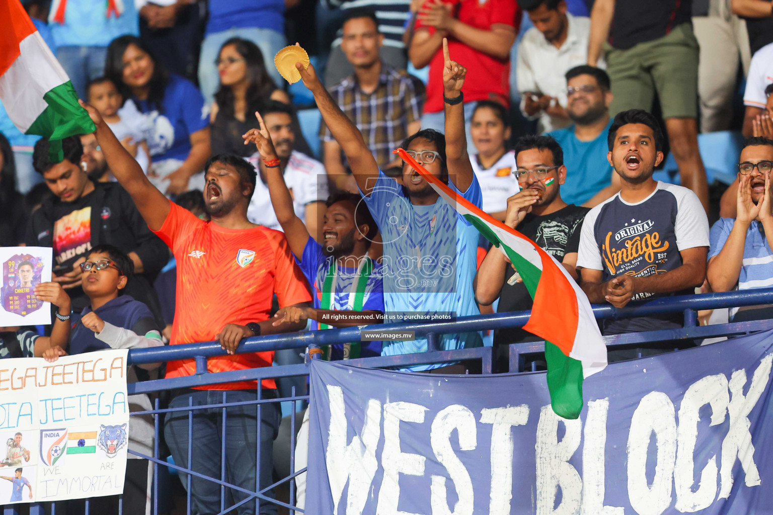 Lebanon vs India in the Semi-final of SAFF Championship 2023 held in Sree Kanteerava Stadium, Bengaluru, India, on Saturday, 1st July 2023. Photos: Nausham Waheed / images.mv