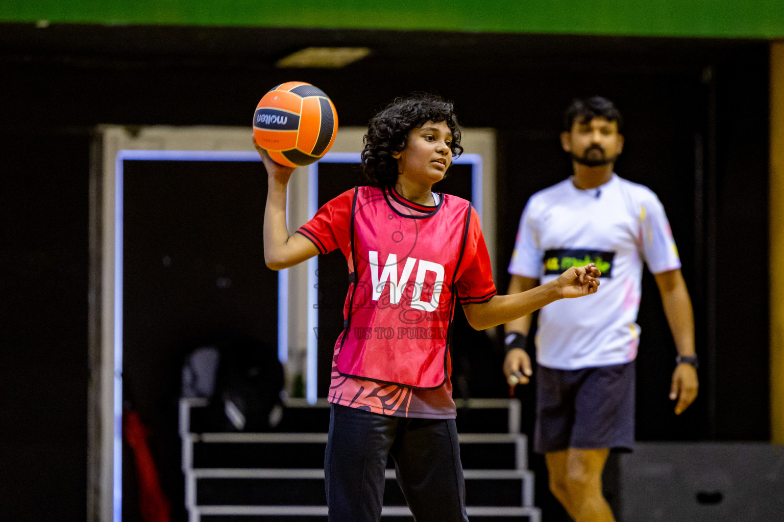 Day 9 of 25th Inter-School Netball Tournament was held in Social Center at Male', Maldives on Monday, 19th August 2024. Photos: Nausham Waheed / images.mv