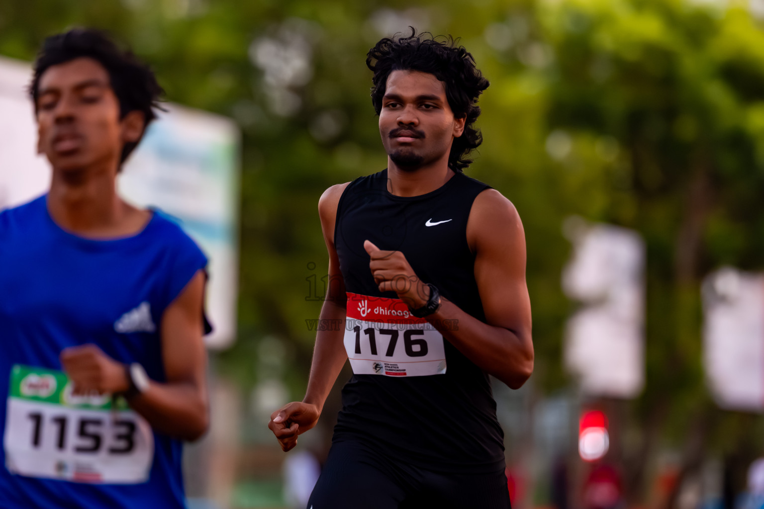 Day 4 of Inter-school Athletics Championship 2025 held in Ekuveni Synthetic Track, Male', Maldives on Thursday, 09th October 2025. Photos by: Nausham Waheed / Images.mv
