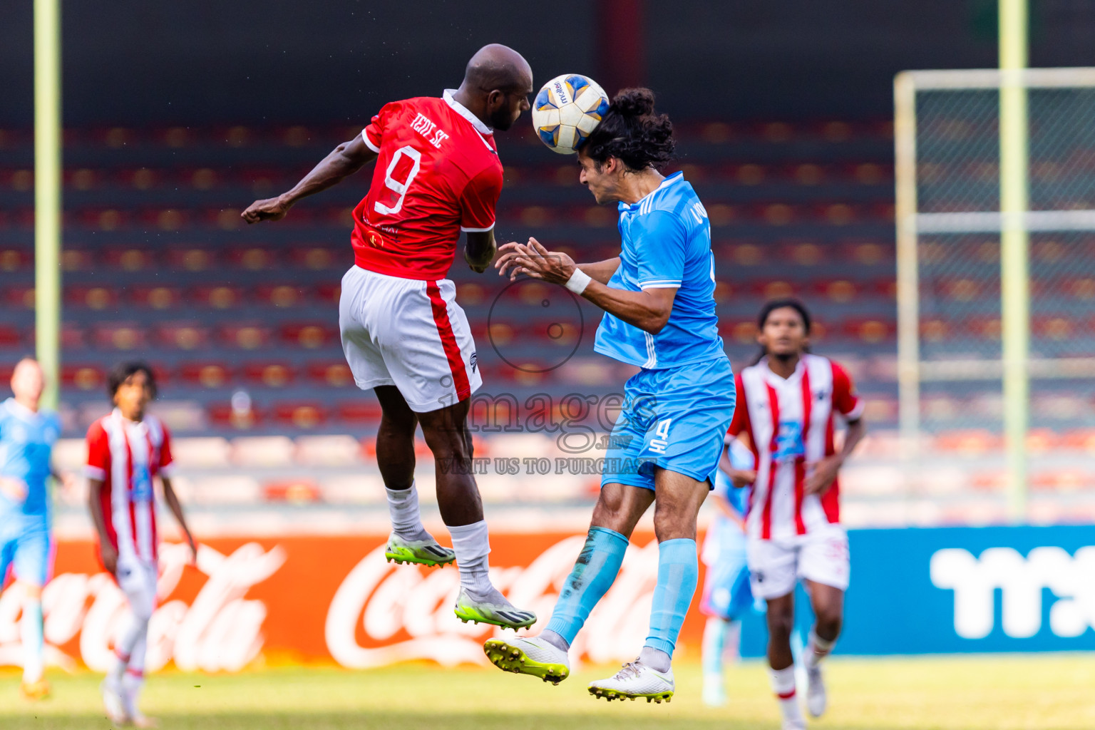 Tent SC vs Lagoons SC in the Quarter Final of Second Division 2023 in Male' Maldives on Thursday, 8th February 2023. Photos: Nausham Waheed / images.mv