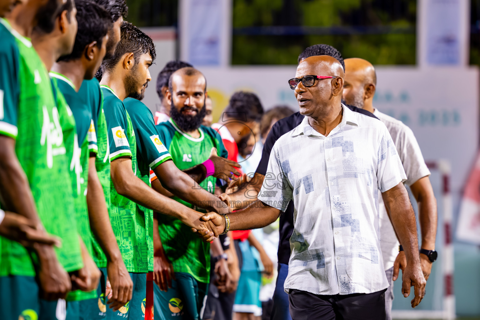 Maalhos vs Kamadhoo in Day 2 of Better in Baa Futsal Fiesta 2025 Men's division held in B. Eydhafushi, Maldives on Thursday, 6th November 2025. Photos: Nausham Waheed / images.mv