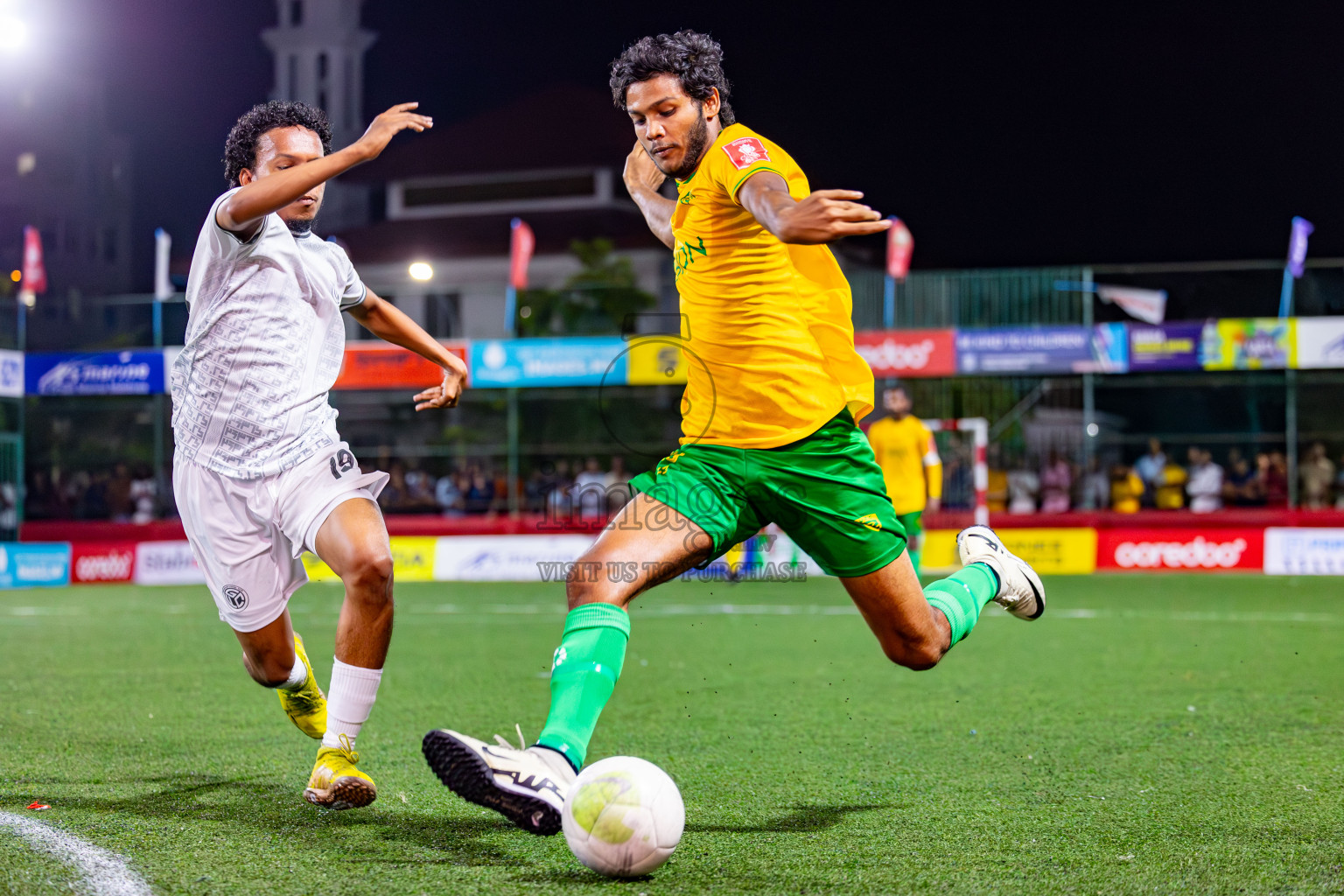 GA Gemanafushi vs GDh Vaadhoo on Day 35 of Golden Futsal Challenge 2024 was held on Tuesday, 20th February 2024, in Hulhumale', Maldives
Photos: Mohamed Mahfooz Moosa, / images.mv