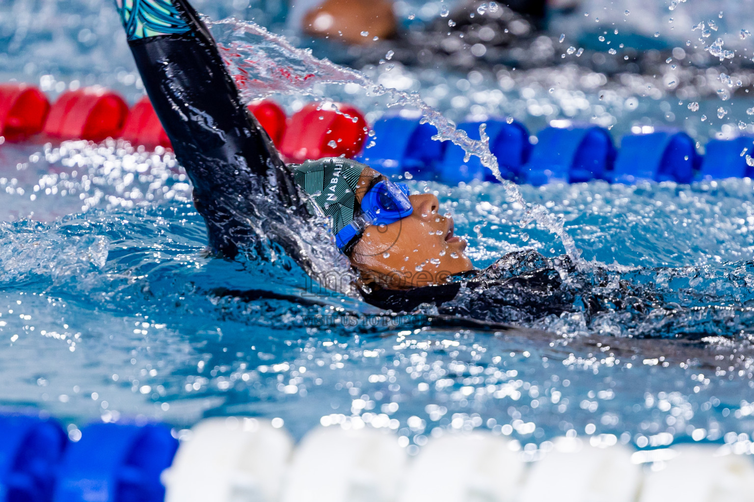 Day 2 of 20th Inter-school Swimming Competition 2024 held in Hulhumale', Maldives on Sunday, 13th October 2024. Photos: Nausham Waheed / images.mv