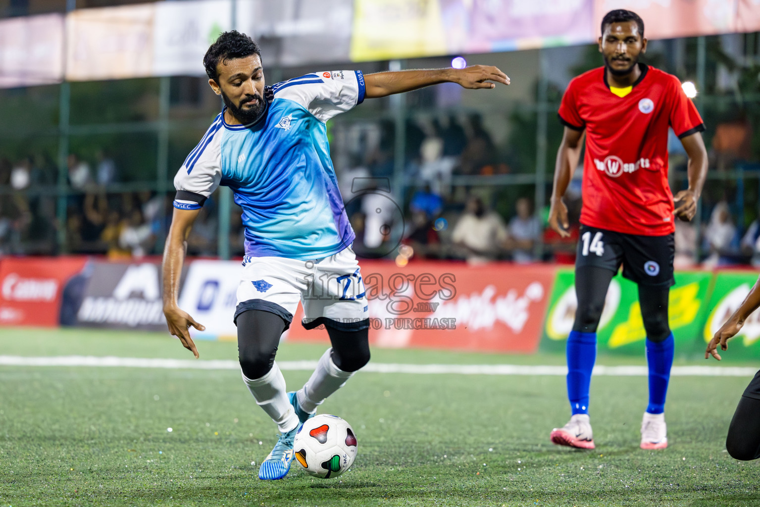 AVSEC vs POLICE in Club Maldives Cup 2024 held in Rehendi Futsal Ground, Hulhumale', Maldives on Tuesday, 24th September 2024. Photos: Shuu/ images.mv