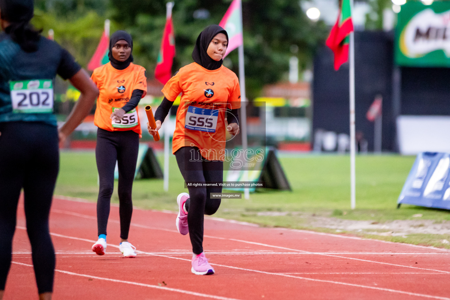 Day 2 of National Athletics Championship 2023 was held in Ekuveni Track at Male', Maldives on Friday, 24th November 2023. Photos: Hassan Simah / images.mv