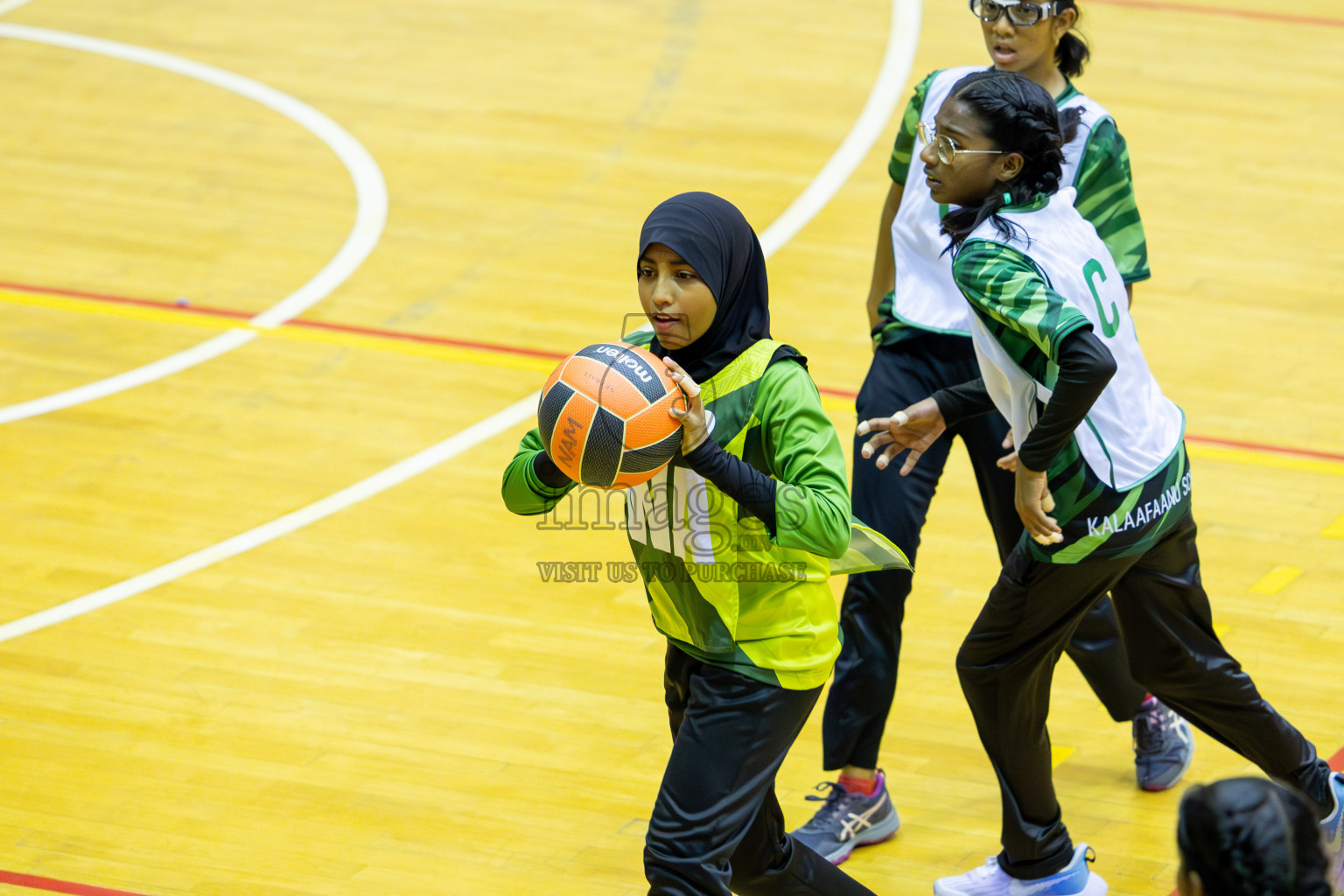 Day 15 of 25th Inter-School Netball Tournament was held in Social Center at Male', Maldives on Monday, 26th August 2024. Photos: Mohamed Mahfooz Moosa / images.mv