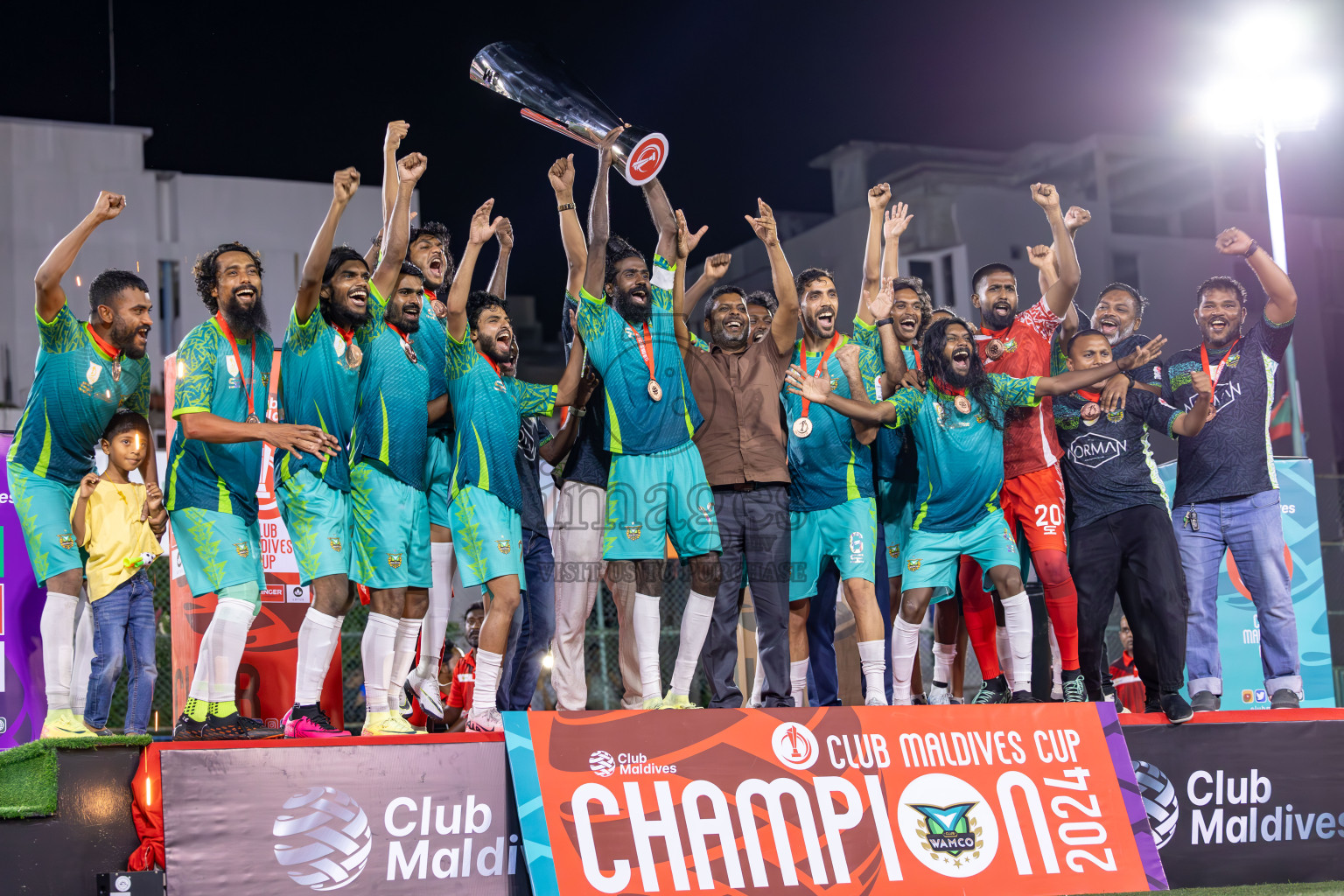 WAMCO vs RRC in the Final of Club Maldives Cup 2024 was held in Rehendi Futsal Ground, Hulhumale', Maldives on Friday, 18th October 2024. Photos: Ismail Thoriq / images.mv