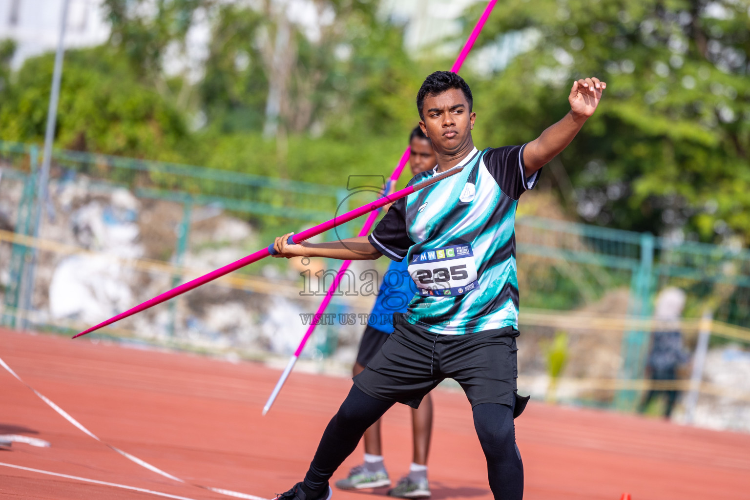 Day 5 of MWSC Interschool Athletics Championships 2024 held in Hulhumale Running Track, Hulhumale, Maldives on Wednesday, 13th November 2024. Photos by: Ismail Thoriq / Images.mv