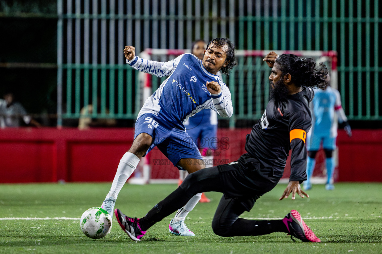 Roseware vs Villa Travels in Day 7 of Office League 2025 was held on Tuesday, 22nd April 2025 in Hulhumale', Maldives. Photos: Nausham Waheed / images.mv