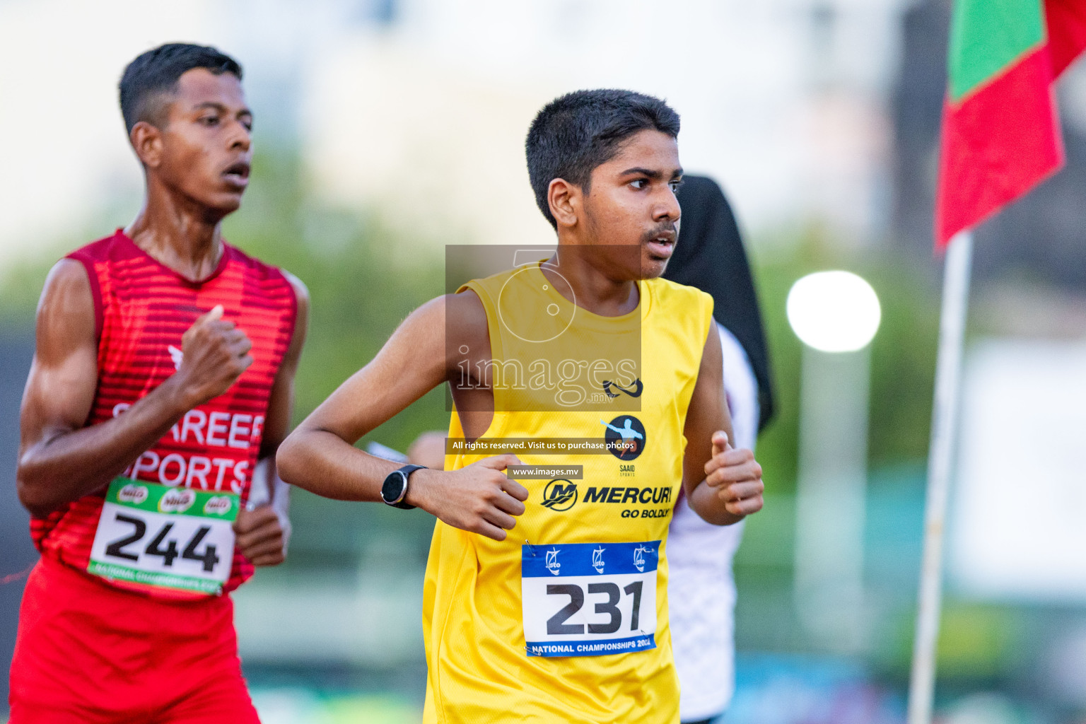 Day 1 of National Athletics Championship 2023 was held in Ekuveni Track at Male', Maldives on Thursday 23rd November 2023. Photos: Nausham Waheed / images.mv