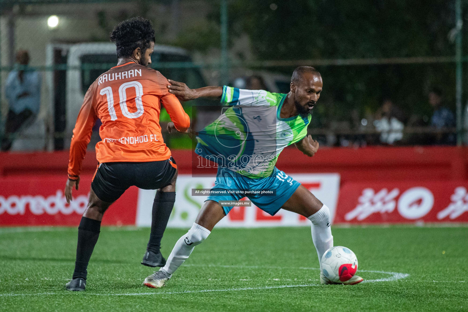 GA. Vilingili vs GA. Maamendhoo in Day 2 of Golden Futsal Challenge 2023 on 06 February 2023 in Hulhumale, Male, Maldives