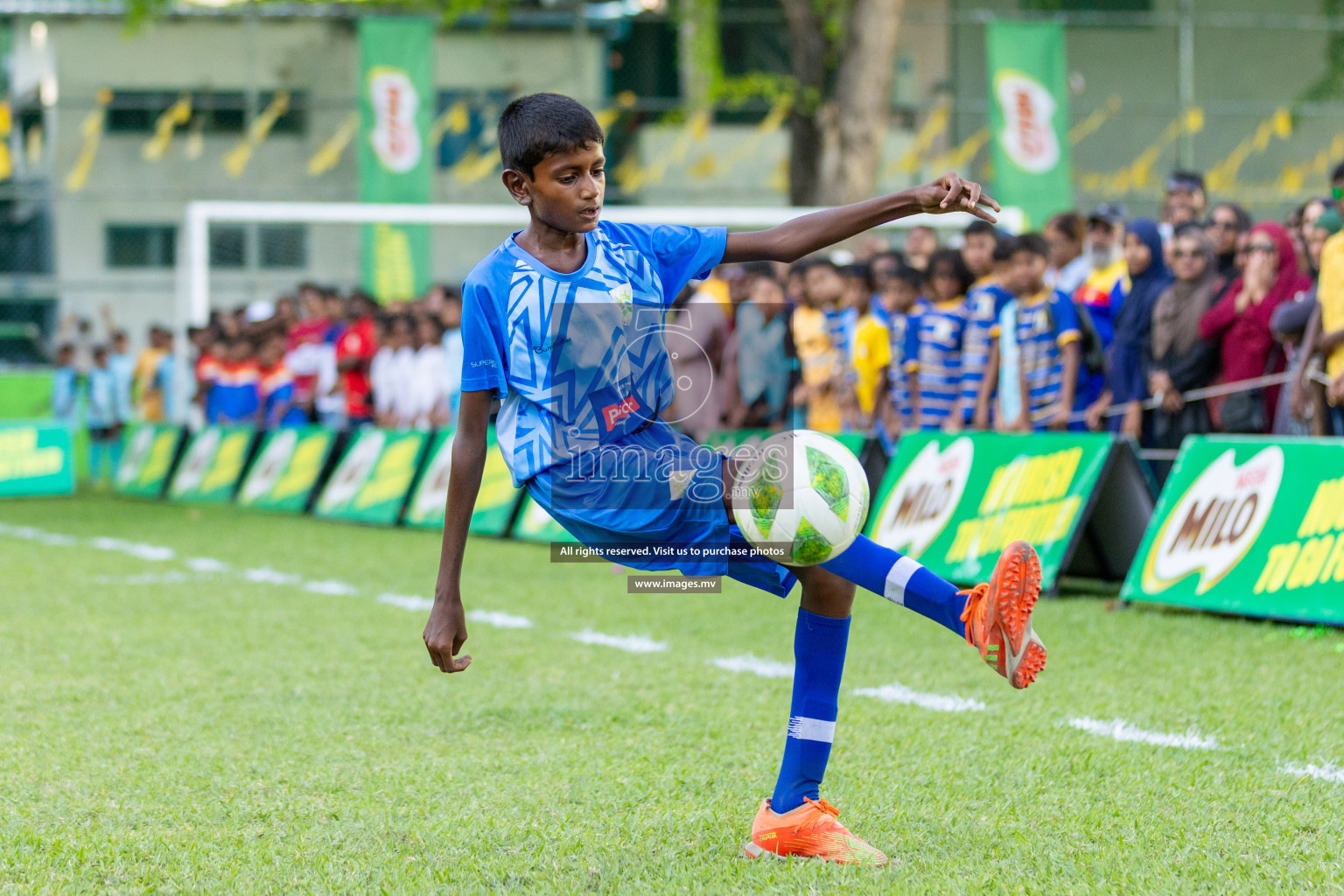 Day 2 of MILO Academy Championship 2023 (U12) was held in Henveiru Football Grounds, Male', Maldives, on Saturday, 19th August 2023. Photos: Nausham Waheedh / images.mv