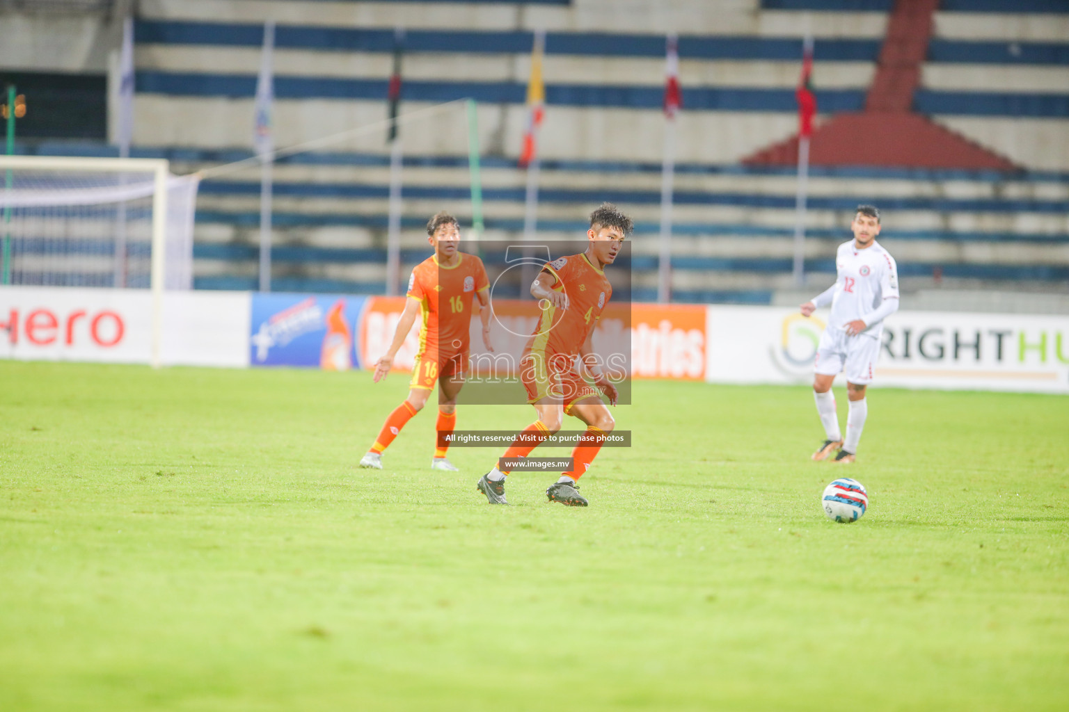 Bhutan vs Lebanon in SAFF Championship 2023 held in Sree Kanteerava Stadium, Bengaluru, India, on Sunday, 25th June 2023. Photos: Nausham Waheed, Hassan Simah / images.mv