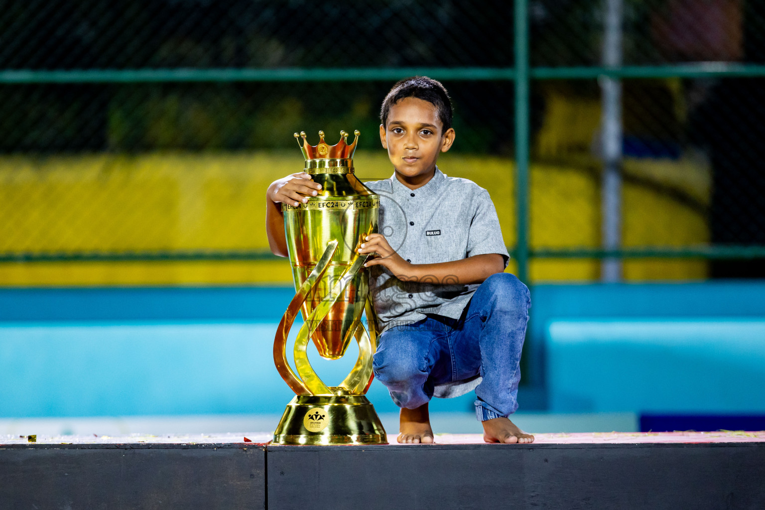 Dee Ess Kay vs Kovigoani in Final of Laamehi Dhiggaru Ekuveri Futsal Challenge 2024 was held on Wednesday, 31st July 2024, at Dhiggaru Futsal Ground, Dhiggaru, Maldives Photos: Nausham Waheed / images.mv