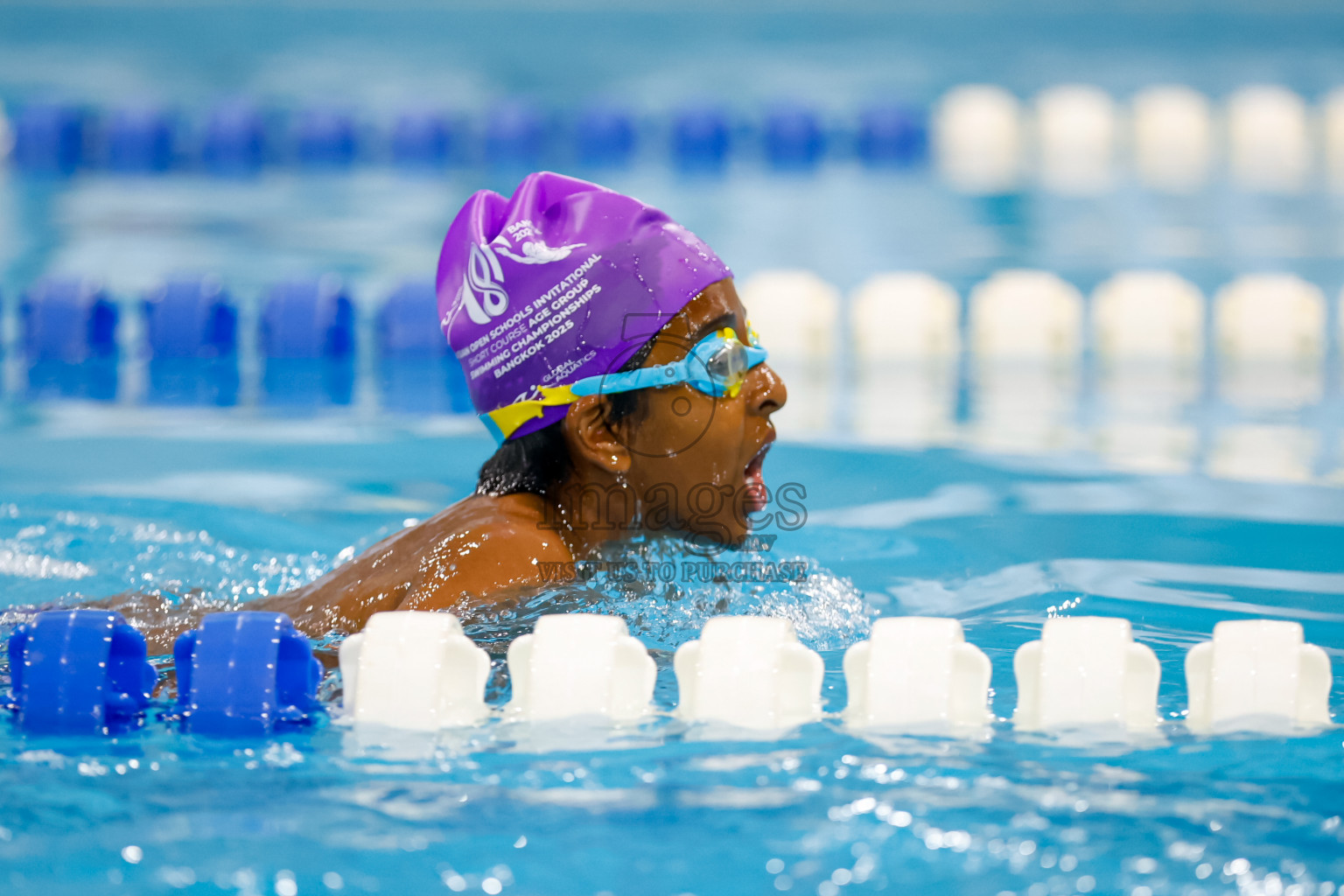 Day 4 of BML 6th National Kids Swimming Kids Festival 2025 held in Hulhumale', Maldives on Thursday, 6th November 2024. 
Photos: Hassan Simah / images.mv