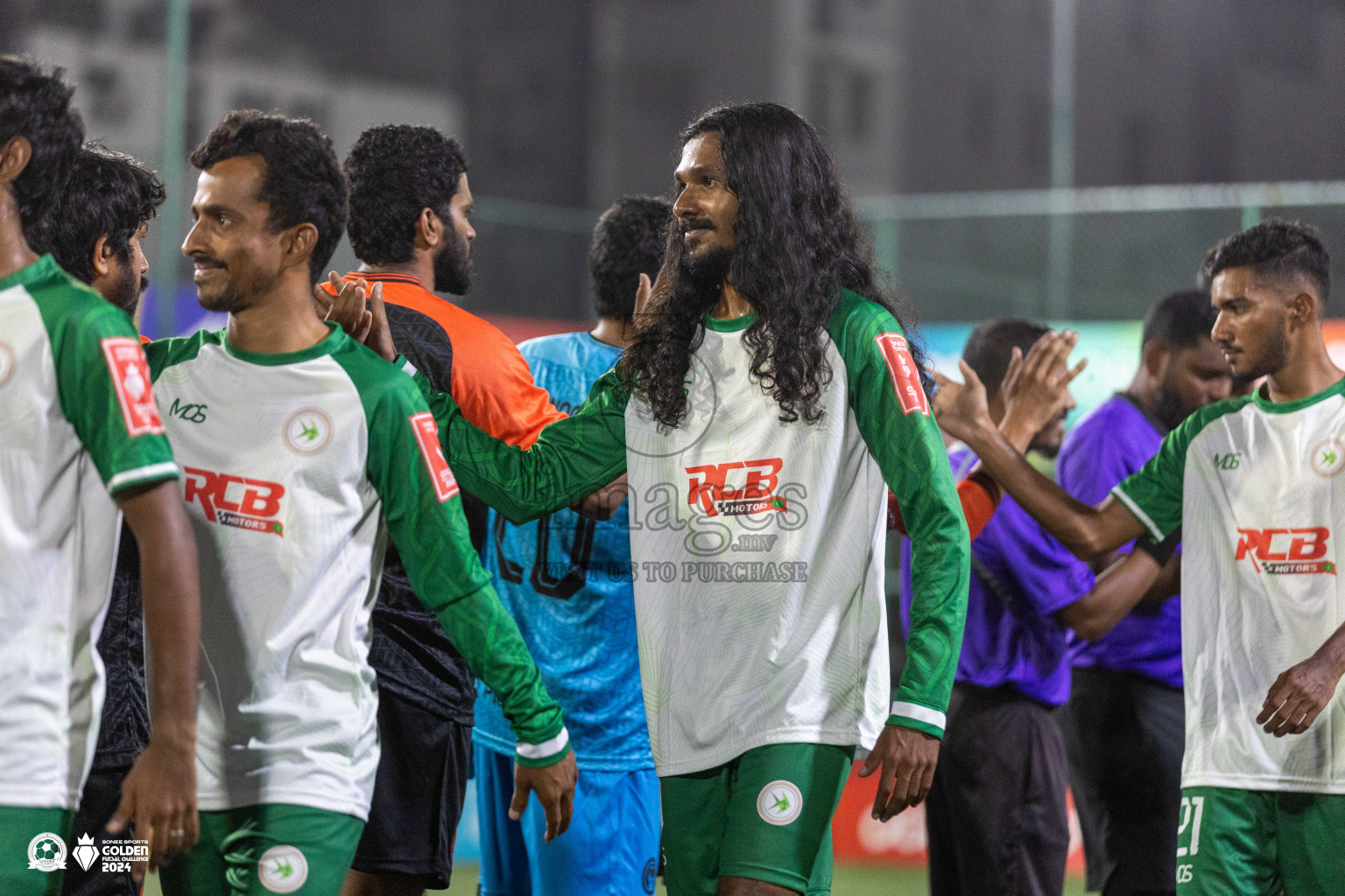 R Meedhoo vs R Maduvvari in Golden Futsal Challenge 2024 was held on Tuesday, 16th January 2024, in Hulhumale', Maldives Photos: Ismail Thoriq / images.mv