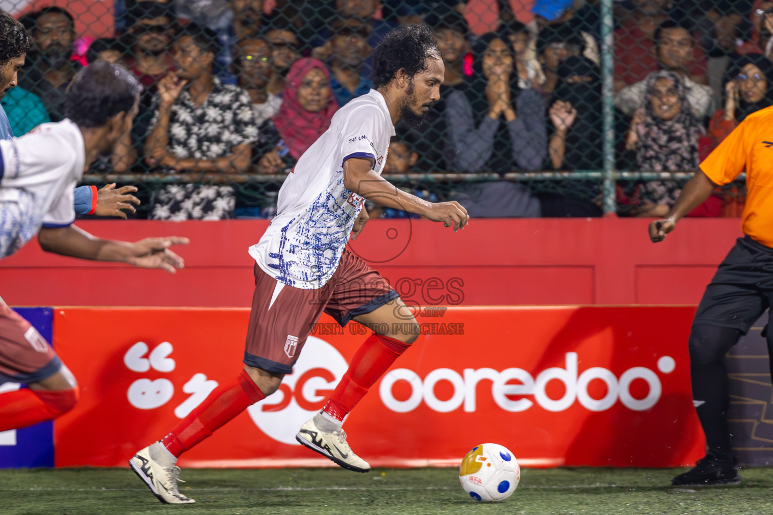 Th Dhiyamigili vs Th Vilufushi  in Day 6 of Golden Futsal Challenge 2025 on Friday, 6th January 2025, in Hulhumale', Maldives
Photos: Ismail Thoriq / images.mv