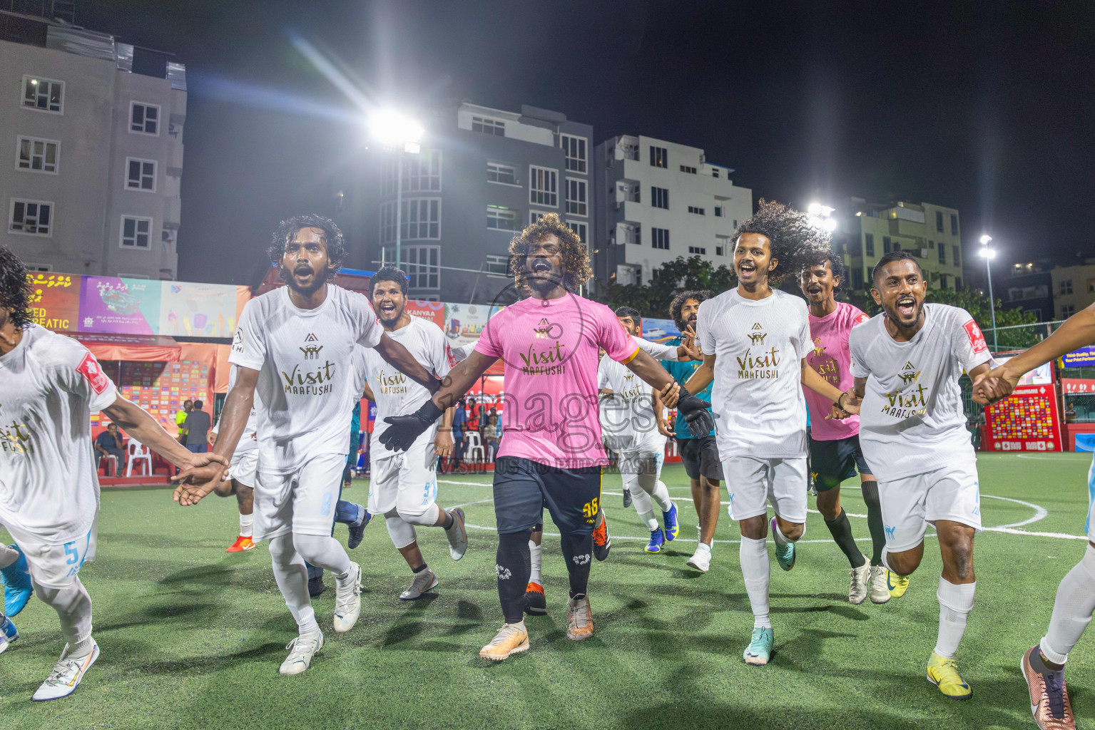 K Maafushi vs K Kaashidhoo in Kaafu Atoll Finals Day 27 of Golden Futsal Challenge 2025 was held on Friday , 31st January 2025, in Hulhumale', Maldives. Photos: Abdulla Abeed / images.mv