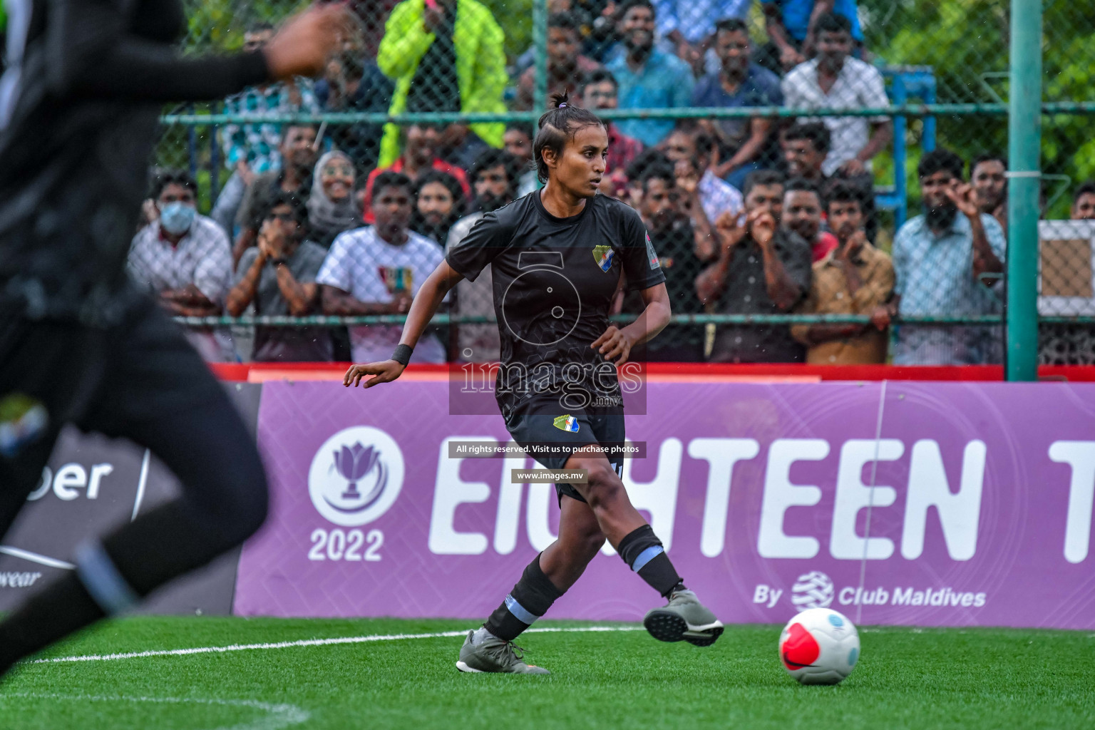 DSC vs Club MYS in Eighteen Thirty Women's Futsal Fiesta 2022 was held in Hulhumale', Maldives on Friday, 14th October 2022. Photos: Nausham Waheed / images.mv