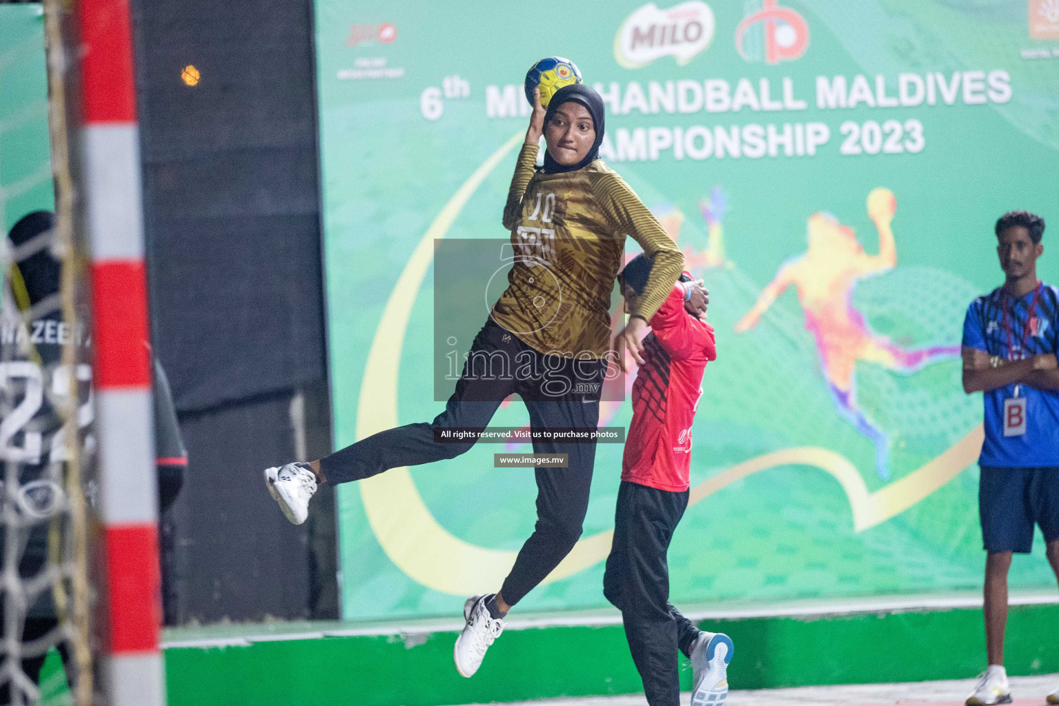 Day 6 of 6th MILO Handball Maldives Championship 2023, held in Handball ground, Male', Maldives on Thursday, 25th May 2023 Photos: Shuu Abdul Sattar/ Images.mv