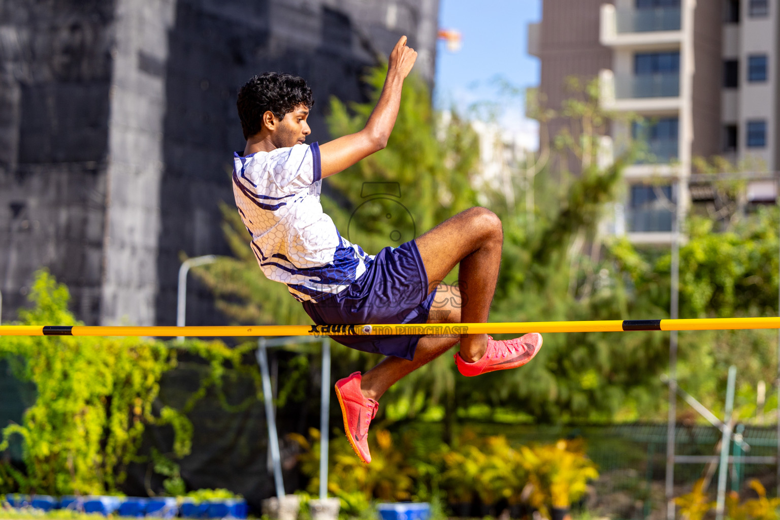 Day 2 of MWSC Interschool Athletics Championships 2024 held in Hulhumale Running Track, Hulhumale, Maldives on Sunday, 10th November 2024. 
Photos by:  Hassan Simah / Images.mv