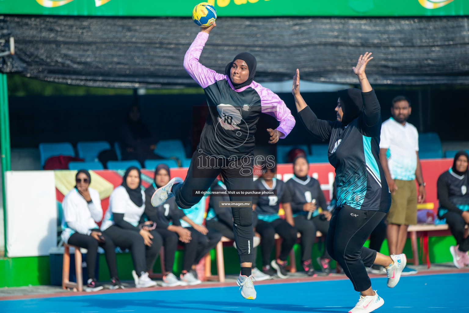 Day 3 of 6th MILO Handball Maldives Championship 2023, held in Handball ground, Male', Maldives on Friday, 22nd May 2023 Photos: Nausham Waheed/ Images.mv