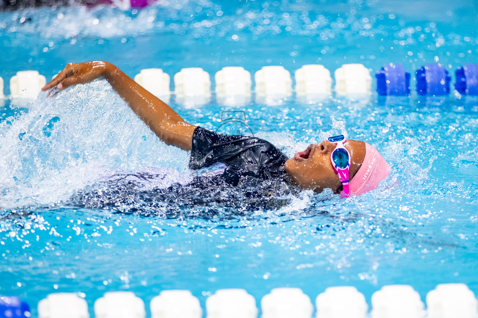 Day 3 of BML 6th National Kids Swimming Kids Festival 2025 held in Hulhumale', Maldives on Wednesday, 5th November 2024. 

Photos: Hassan Simah / images.mv