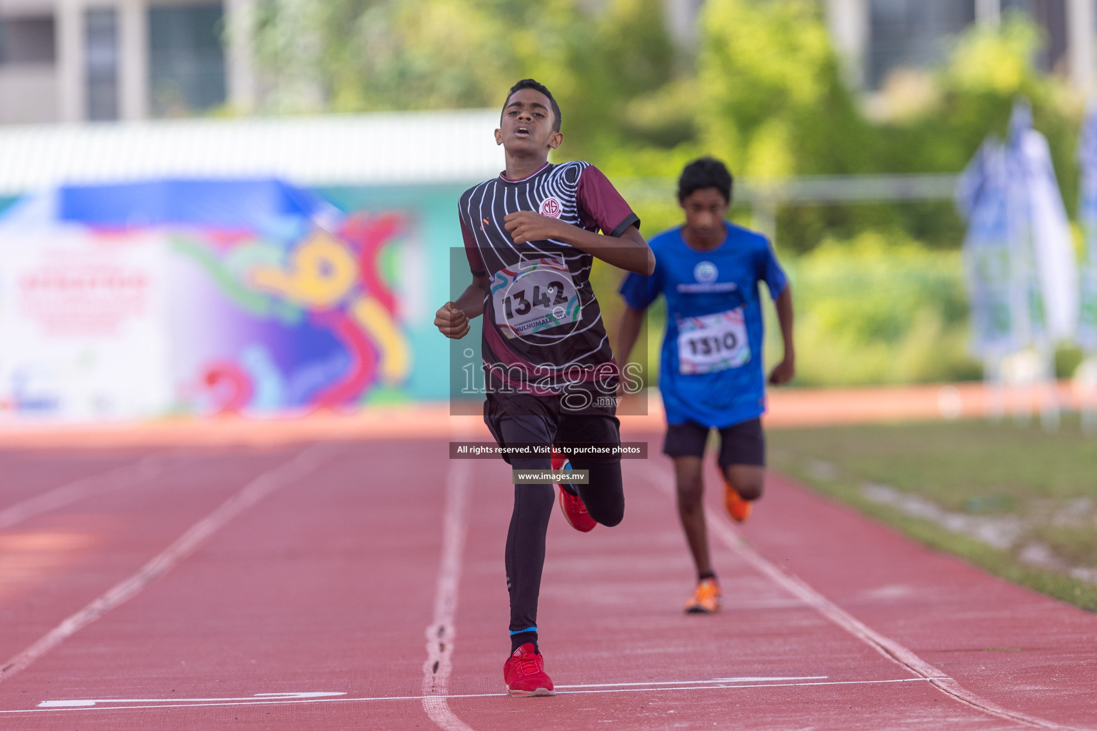 Day two of Inter School Athletics Championship 2023 was held at Hulhumale' Running Track at Hulhumale', Maldives on Sunday, 15th May 2023. Photos: Shuu/ Images.mv