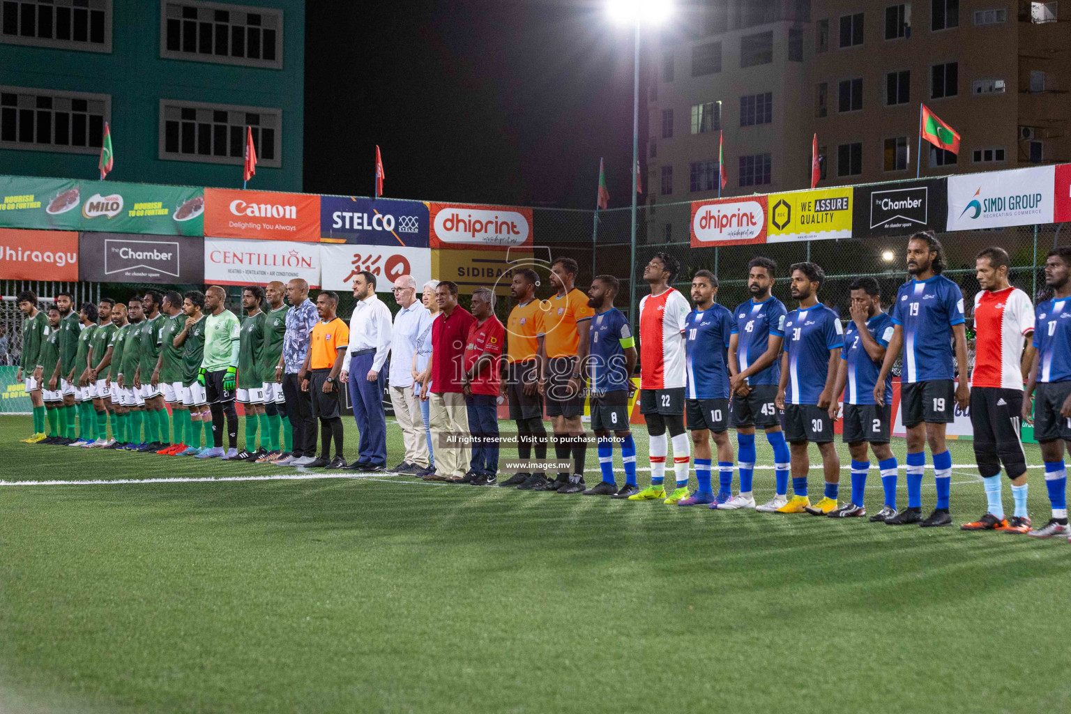 POSC vs Team Khaarijee in Quarter Finals of Club Maldives Cup Classic 2023 held in Hulhumale, Maldives, on Friday, 11th August 2023 Photos: Ismail Thoriq / images.mv