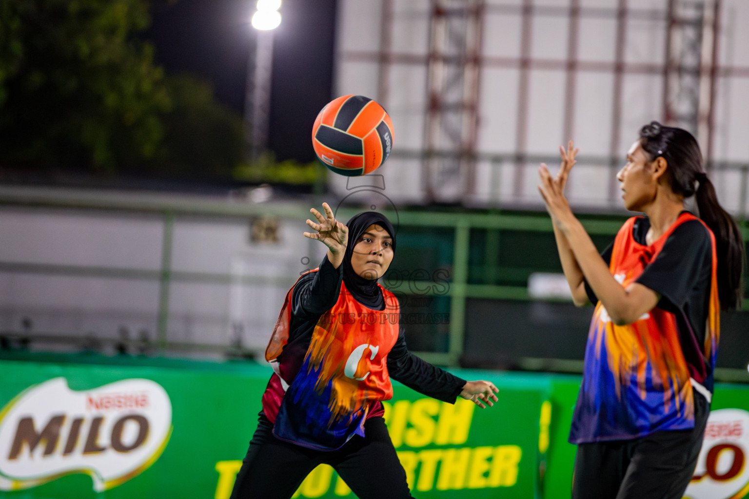 Day 6 of MILO 3x3 Netball Challenge 2024 was held in Ekuveni Netball Court at Male', Maldives on Tuesday, 19th March 2024.
Photos: Hassan Simah / images.mv