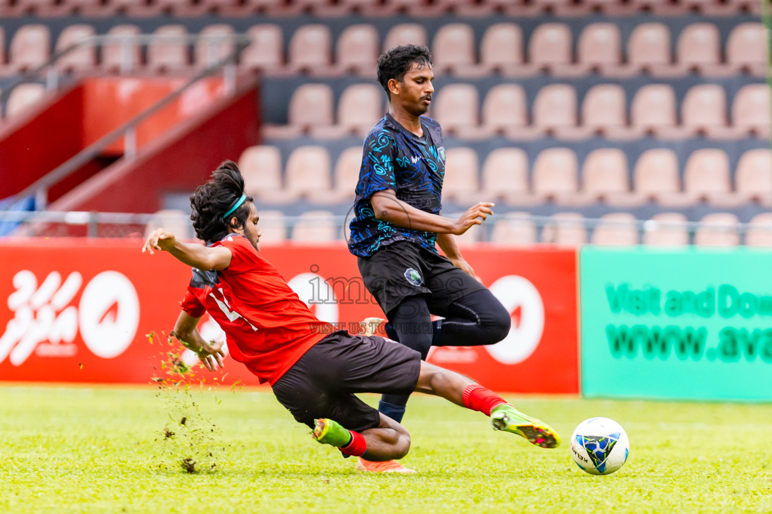 TC Sports Club vs Super United Sports in Day 5 of Under 19 Youth Championship 2024 was held at National Stadium in Male', Maldives on Sunday, 23rd June 2024. Photos: Nausham Waheed / images.mv