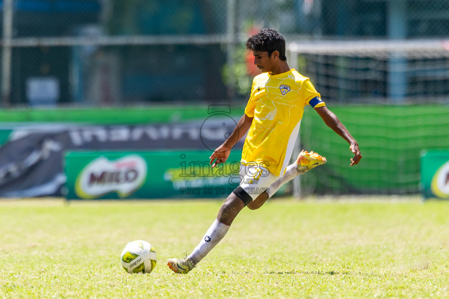 Day 5 of MILO Academy Championship 2025 (U14) was held on Monday, 3rd November 2025 at Henveiru Football Grounds, Male', Maldives . 

Photos: Mohamed Mahfooz Moosa / images.mv