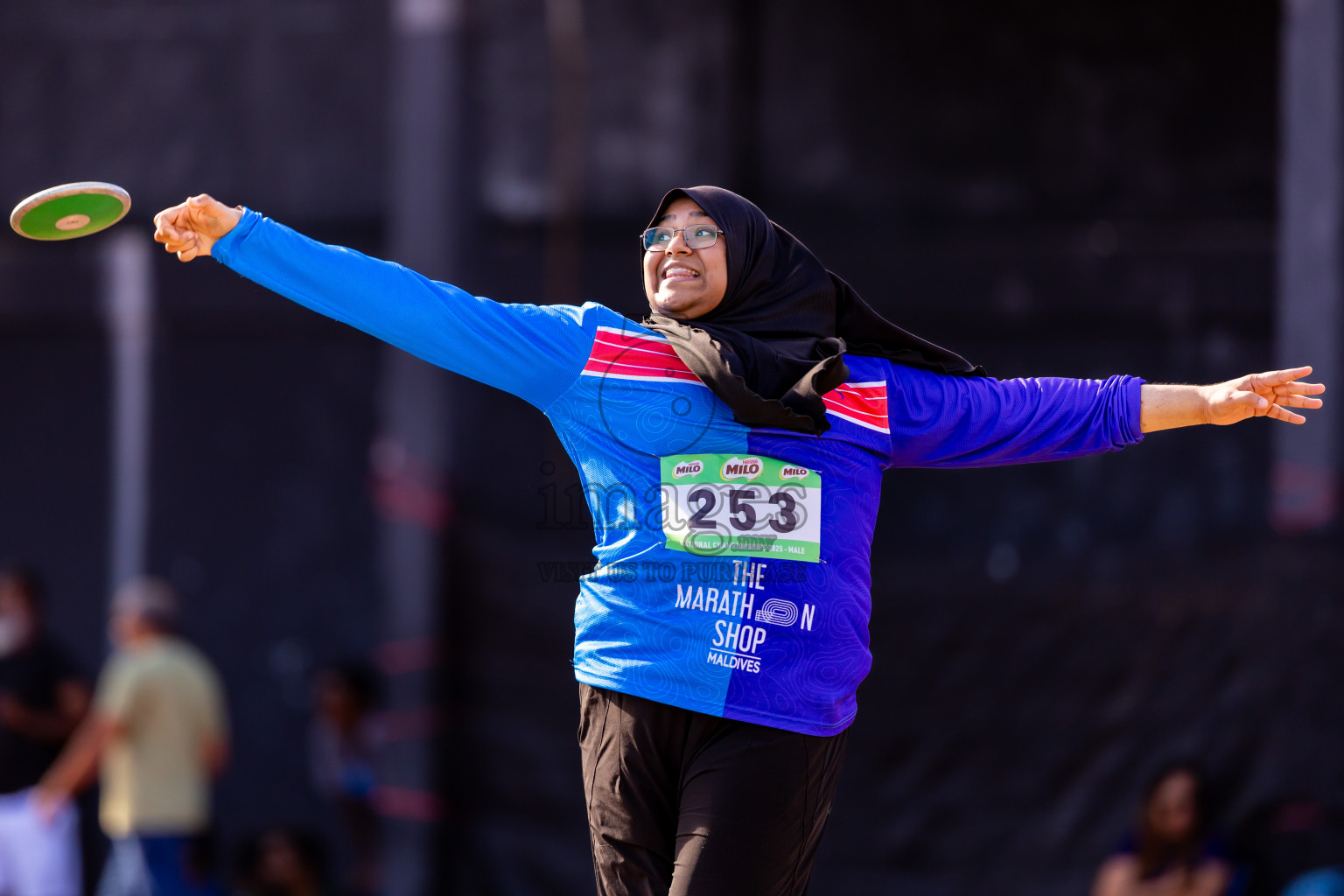 Day 3 of National Athletics Championship 2025 was held at Ekuveni Running Ground in Male', Maldives on Saturday, 16th August 2025. Photos: Nausham Waheed / images.mv