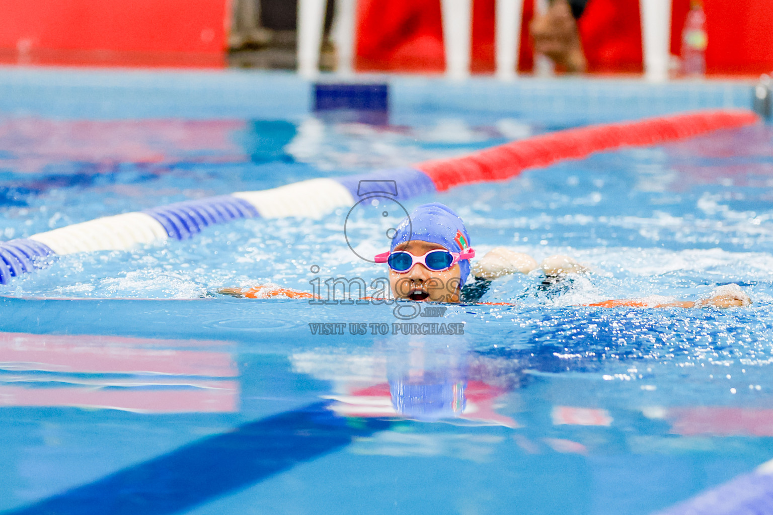 Day 1 of BML 6th National Kids Swimming Kids Festival 2025 held in Hulhumale', Maldives on Monday, 3rd November 2024. Photos: Hassan Simah / images.mv