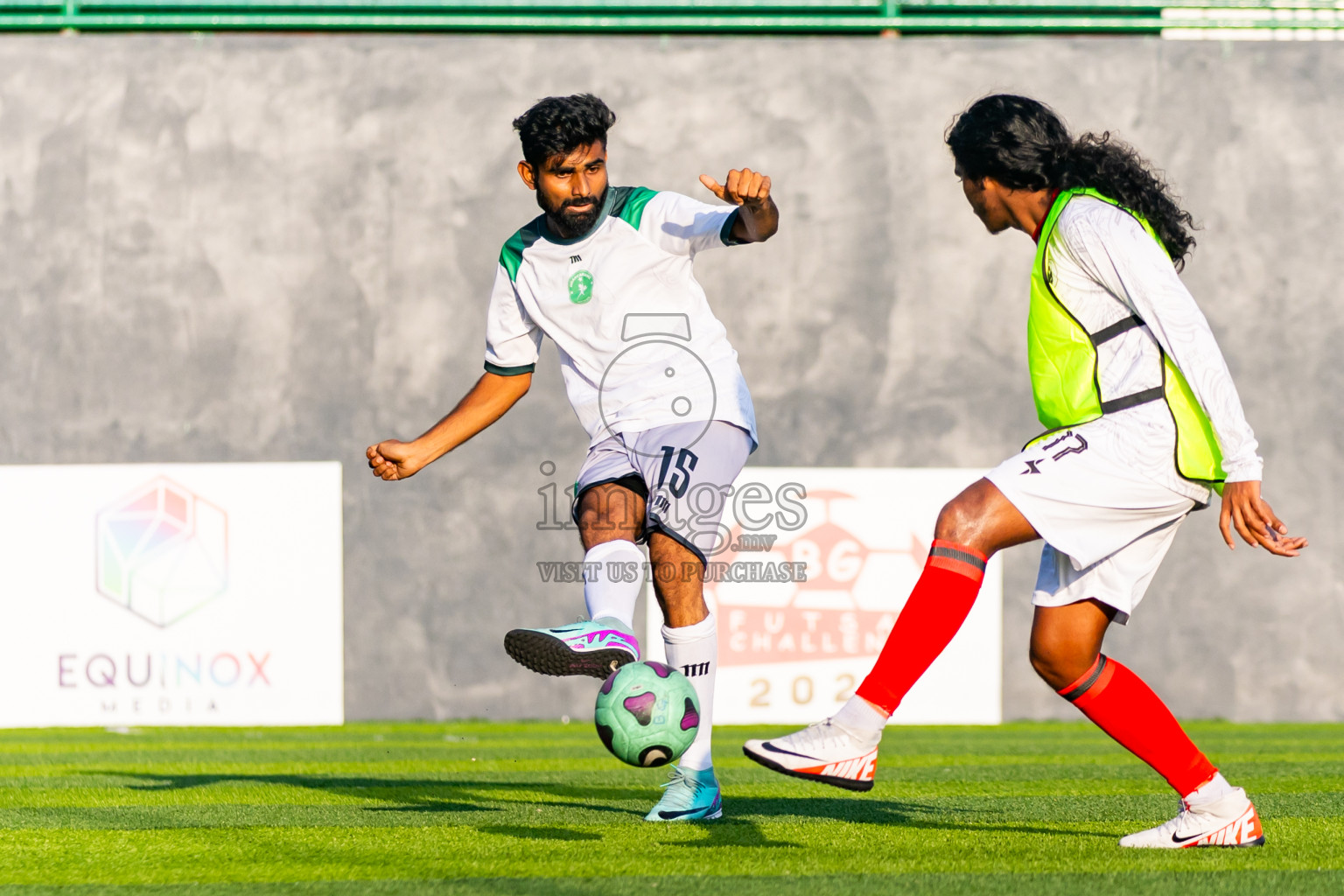 Giraavarians vs Anakee SC in Day 7 of BG Futsal Challenge 2024 was held on Monday, 18th March 2024, in Male', Maldives Photos: Nausham Waheed / images.mv