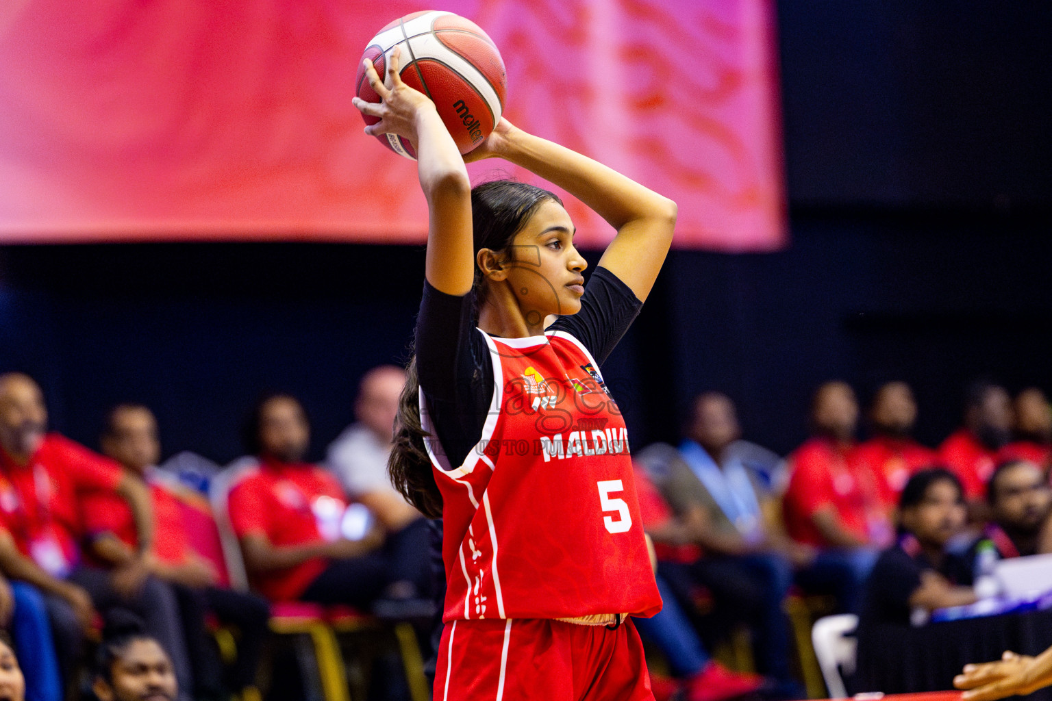 Maldives vs India in Day 3 of Under 16 Woman's Asian Cup SABA Qualifiers 2025 was held in Social Center, Male', Maldives on Saturday, 14th June 2025. Photos: Nausham Waheed / images.mv