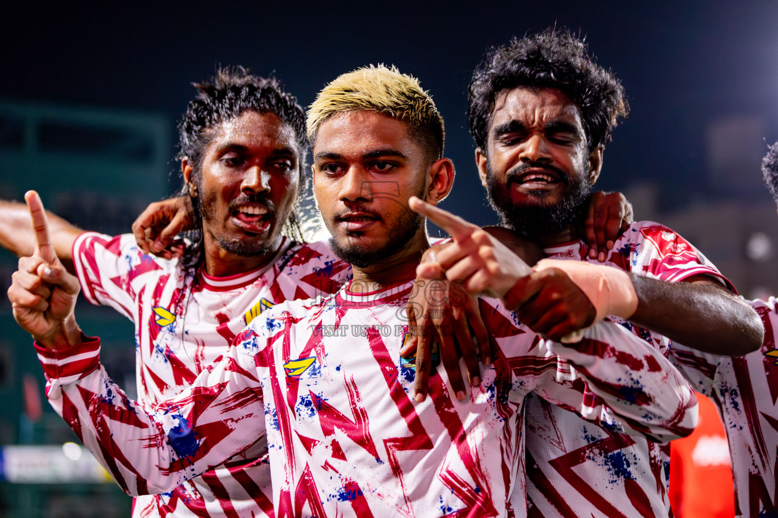 GA. Nilandhoo vs GA. Kondey in Day 19 of Golden Futsal Challenge 2024 was held on Friday, 2nd February 2024 in Hulhumale', Maldives 
Photos: Hassan Simah / images.mv