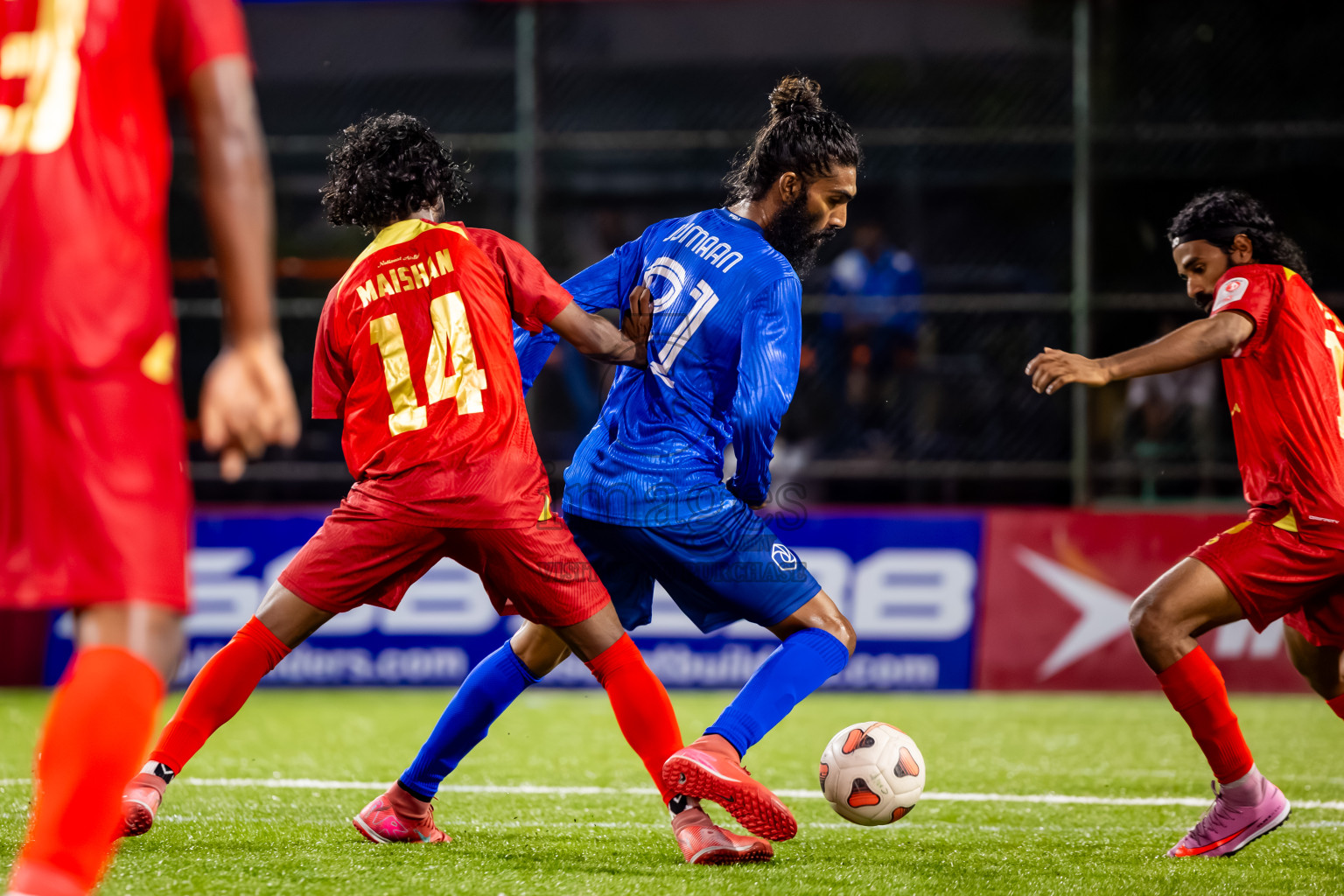 Maldivian vs FSM in Day 2 of Club Maldives Cup 2025 was held in Rehendi Futsal Ground, Hulhumale', Maldives on Monday, 29th September 2025. Photos: Nausham Waheed / images.mv