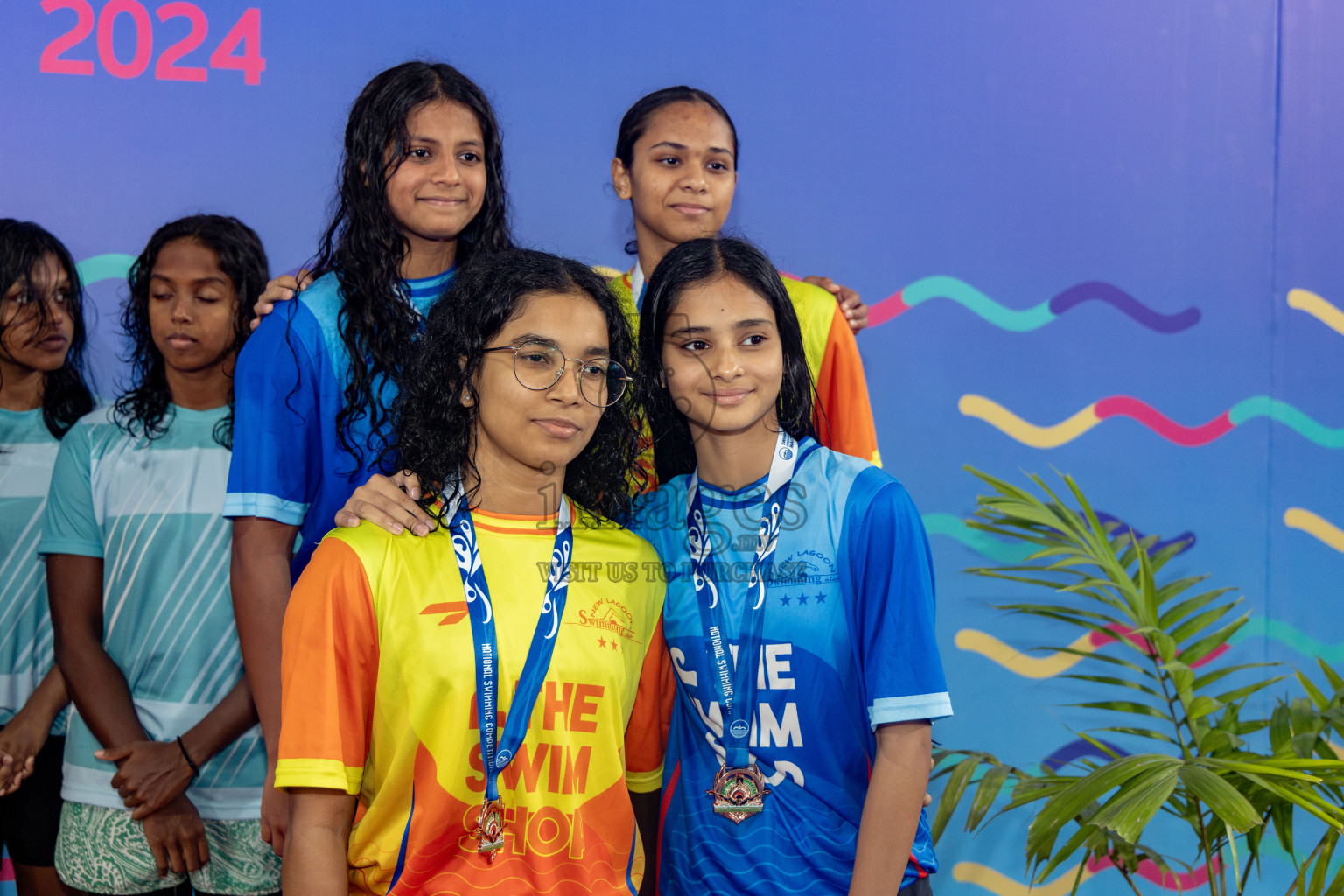 Day 6 of National Swimming Competition 2024 held in Hulhumale', Maldives on Wednesday, 18th December 2024. 
Photos: Hassan Simah / images.mv