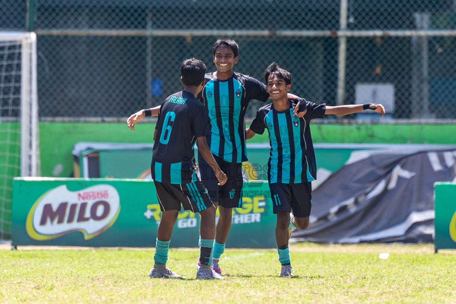 Day 5 of MILO Academy Championship 2025 (U14) was held on Monday, 3rd November 2025 at Henveiru Football Grounds, Male', Maldives . 

Photos: Mohamed Mahfooz Moosa / images.mv