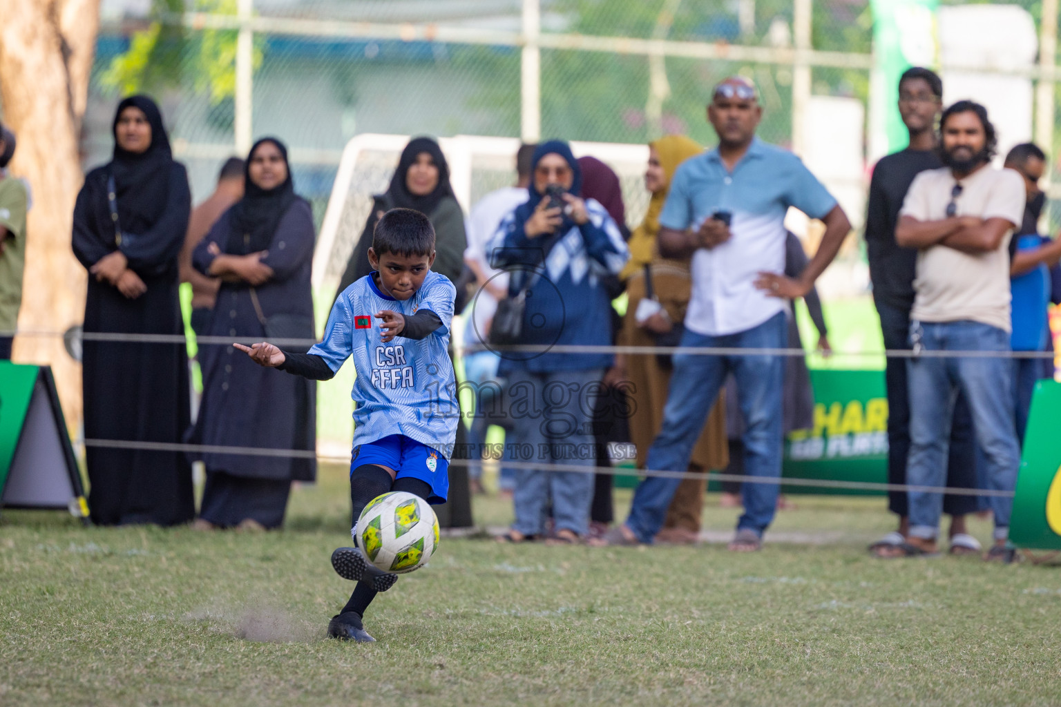 Day 2 of MILO Academy Championship 2025 was held on Friday, 14th February 2025 in Henveiru Stadium. 
Photos: Hassan Simah / Images.mv