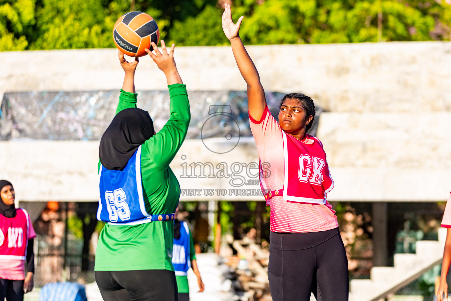 Day 5 of 23rd Netball Association Championship was held in Ekuveni Netball Court at Male', Maldives on Thursday, 2nd May 2024. Photos: Nausham Waheed / images.mv