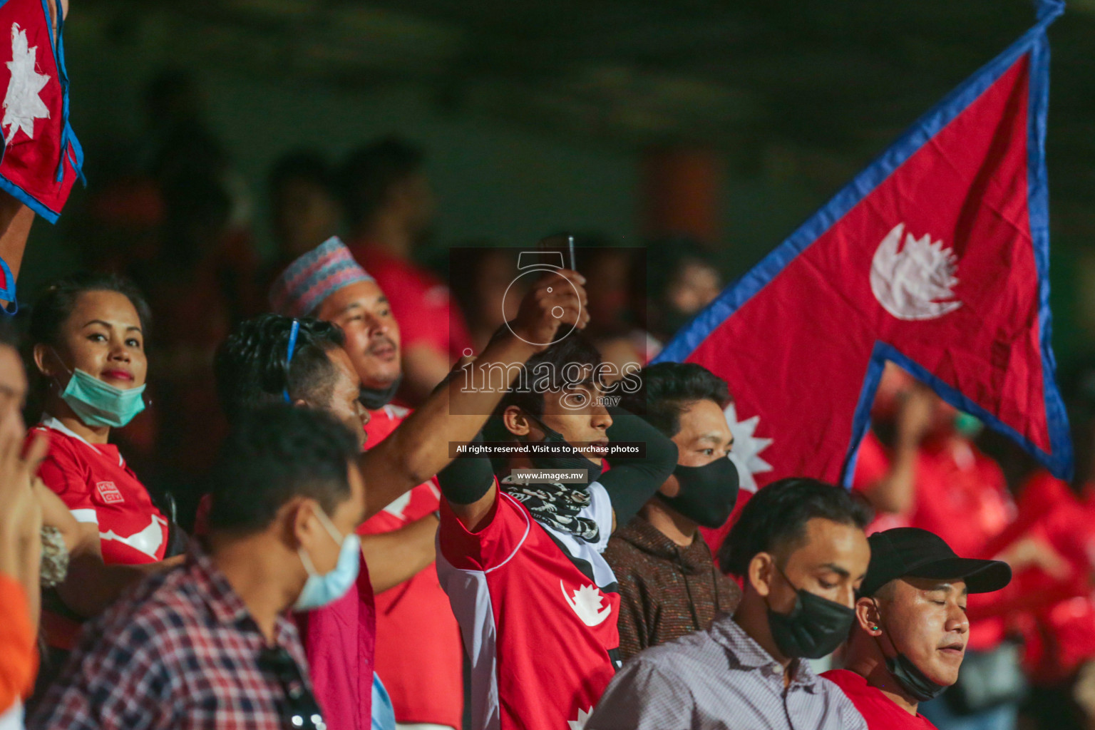 Maldives vs Nepal in SAFF Championship 2021 held on 1st October 2021 in Galolhu National Stadium, Male', Maldives